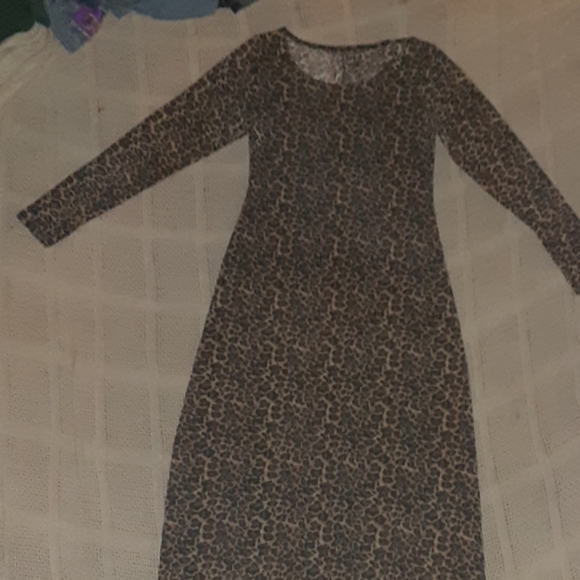 Cheetah Print Dress - Picture 1 of 1